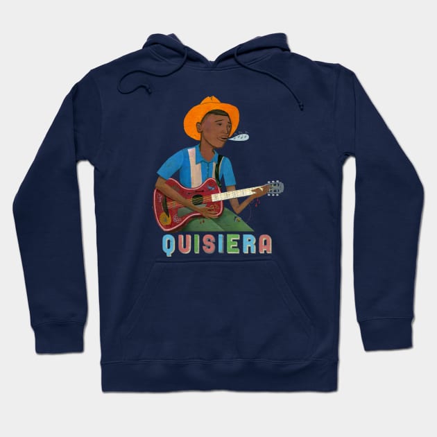 Quisiera Hoodie by John Parra Art